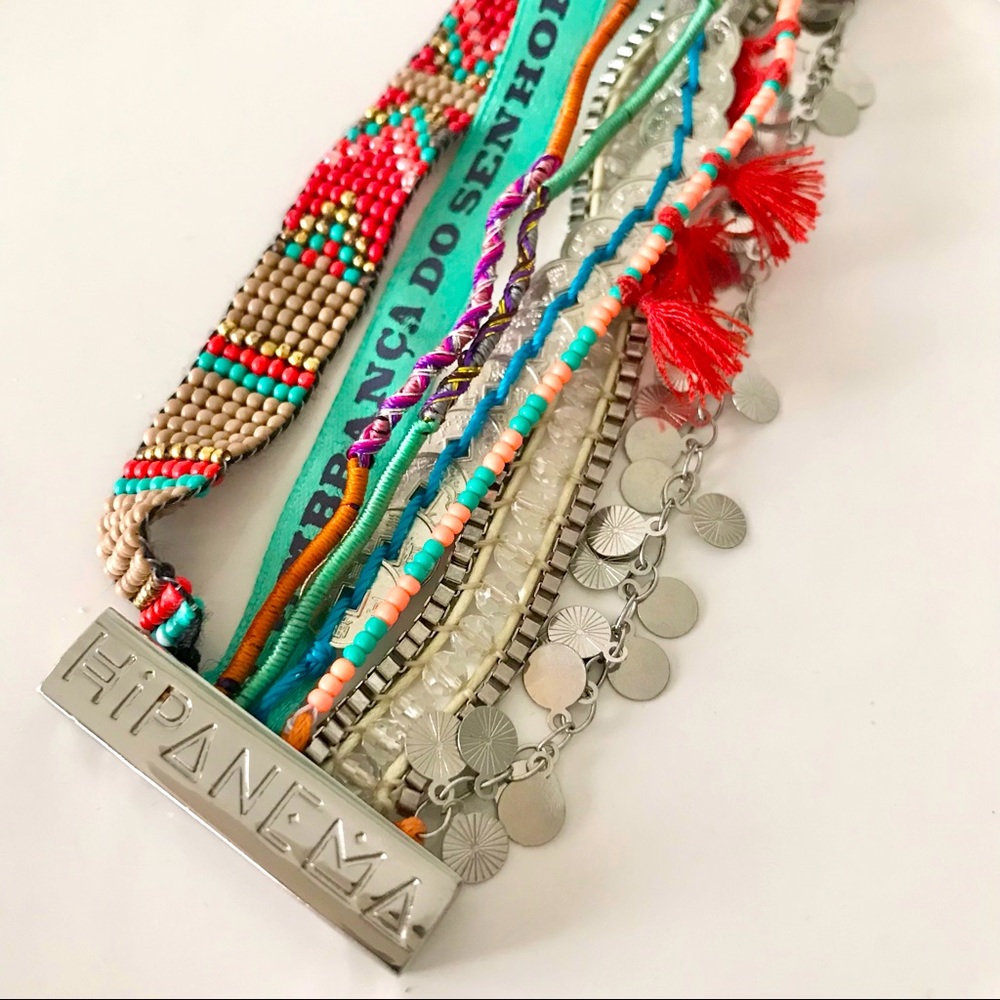 Hipanema Multicolor Bohemian Bracelet -7”